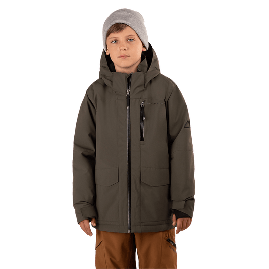 BOULDER GEAR YOUTH FRONTIER JACKET- OLIVE