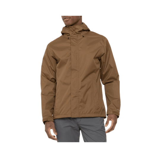BOULDER GEAR STRATUS RAIN JACKET - COFFEE BEAN