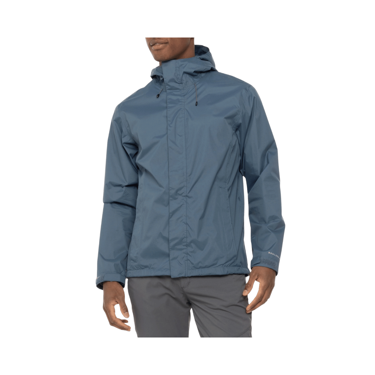 BOULDER GEAR STRATUS RAIN JACKET - MARINE BLUE