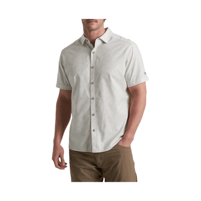 KUHL MEN'S BREEZE SHORT SLEEVE - BONE - FRONT VIEW