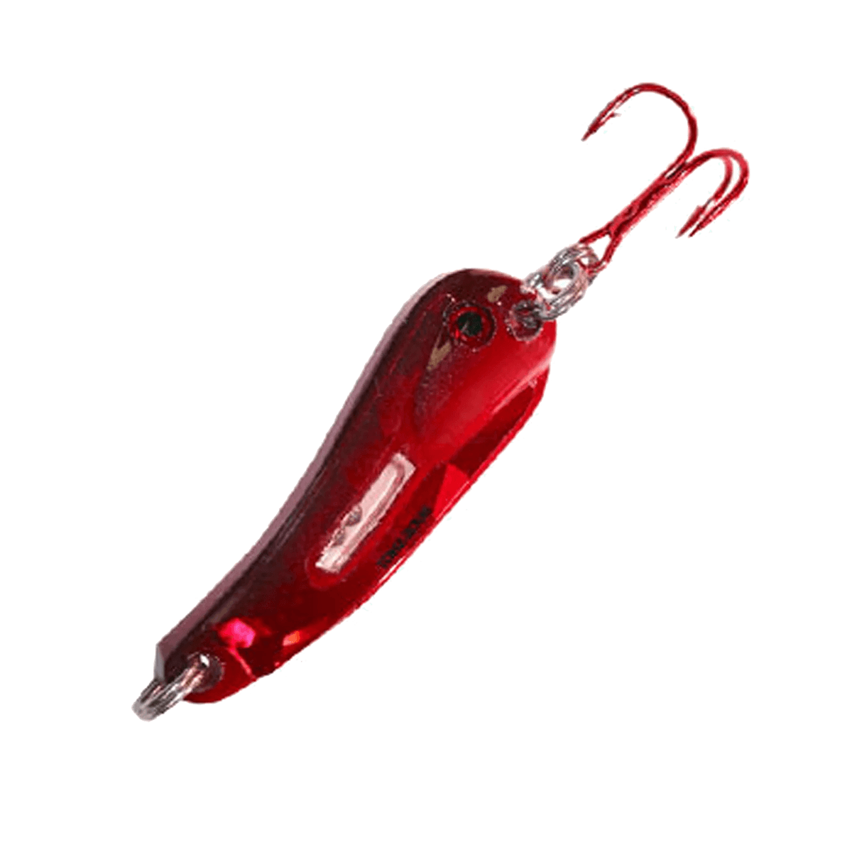 NORTHLAND BUCK-SHOT RATTLE SPOON - S-GLO REDFISH 1/8OZ