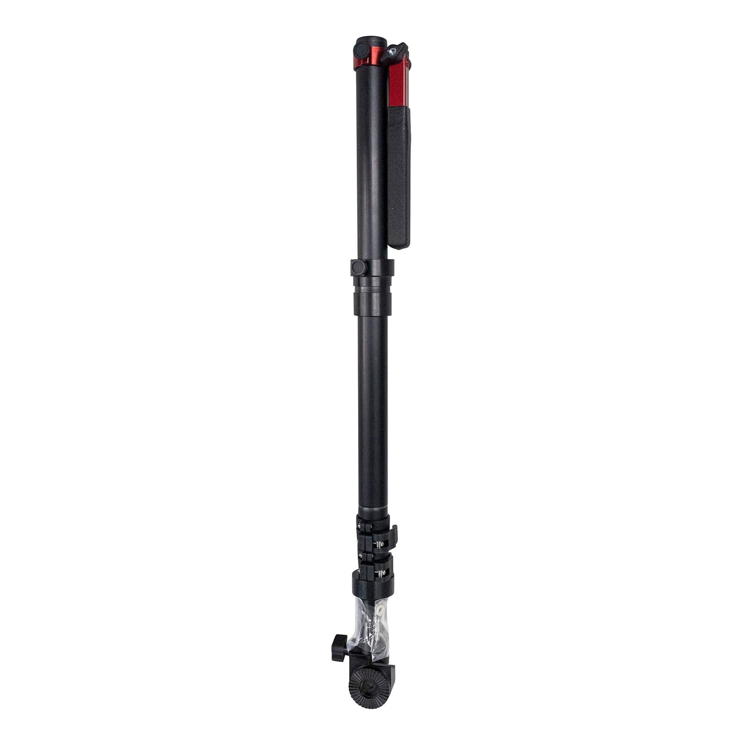 Fish Armor Pro Pole showing another angle of the red version extended