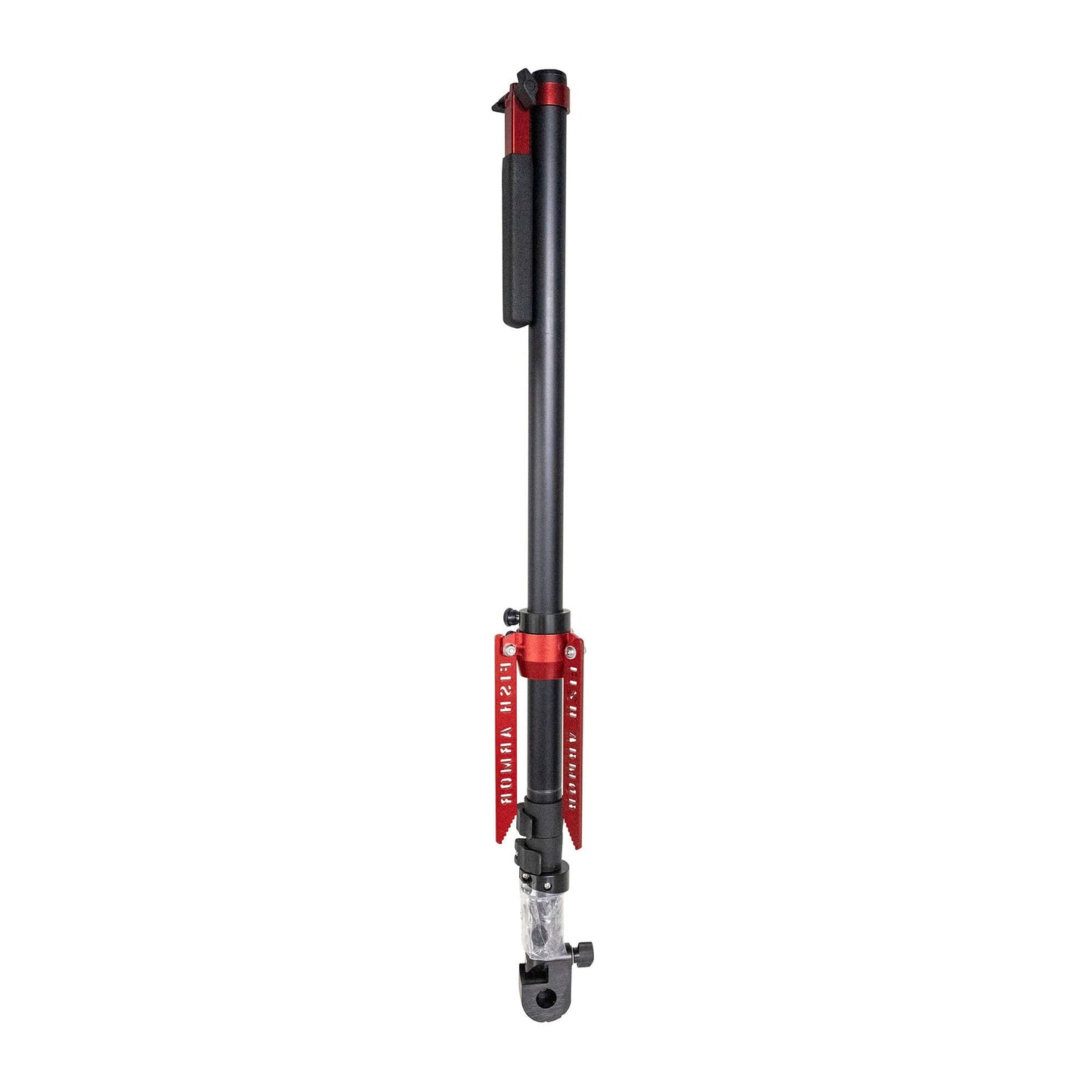 Fish Armor Pro Pole showing the red version extended