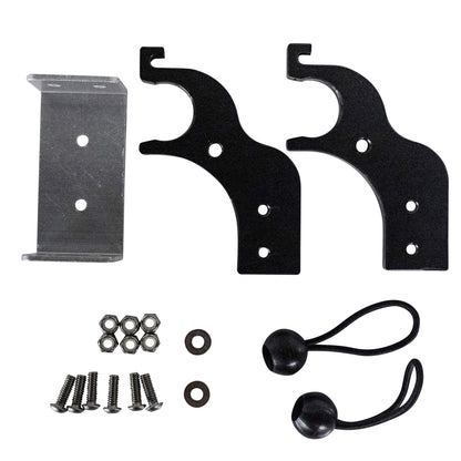 Fish Armor Pro Lite Pole Holder showing individual components