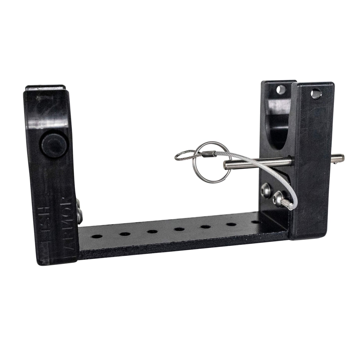 Fish Armor Pro Pole Claw Mount showing the mount from the side