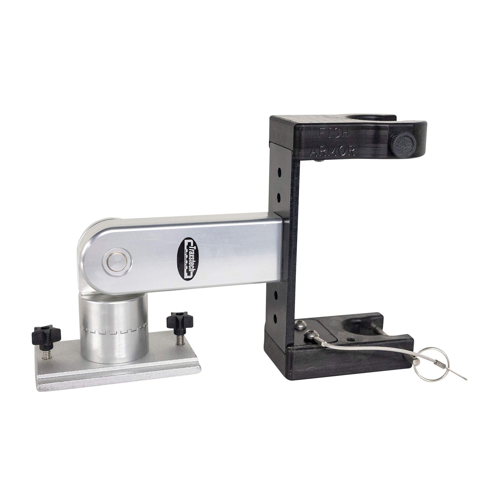 Pro Pole Boat Mount Arm by Traxstech® showing the small size articulated