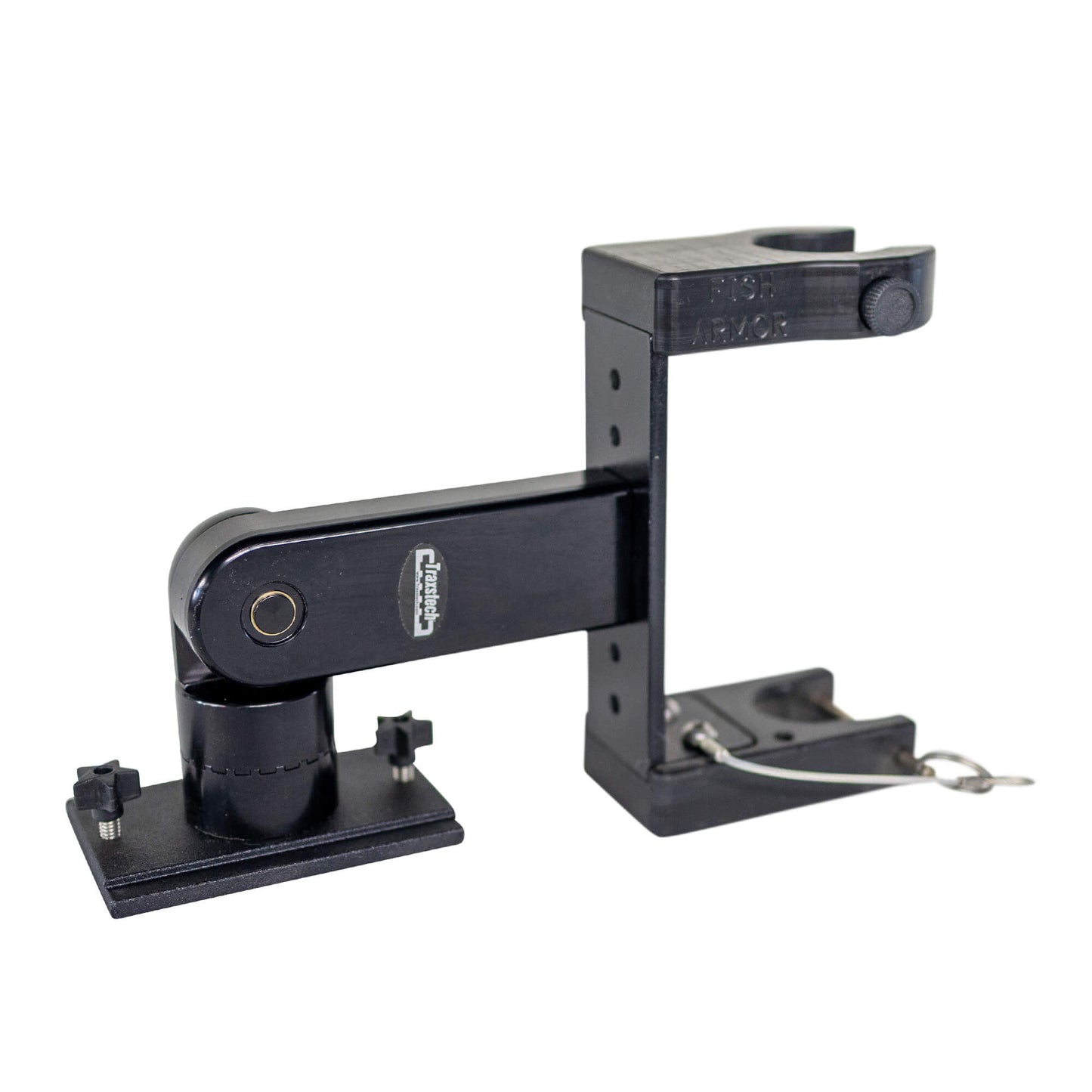 Fish Armor Pro Pole Boat Mount Arm by Traxstech® showing the small size