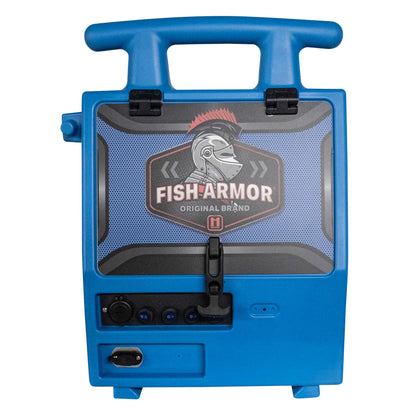 Fish Armor Pro Lite Shuttle Pro Extreme Shuttle blue version front view
