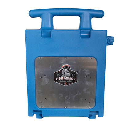 Fish Armor Pro Lite Shuttle Pro Extreme Shuttle back of the blue version
