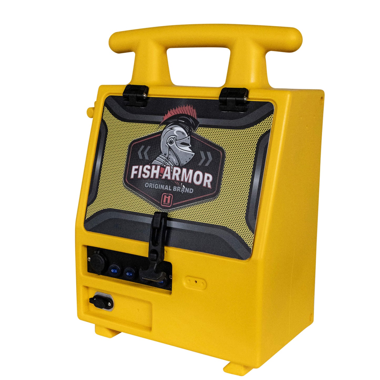 Fish Armor Pro Lite Shuttle Pro Extreme Shuttle yellow version quarter angle front