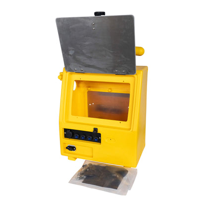 Fish Armor Pro Lite Shuttle Pro Extreme Shuttle yellow version showing the inside