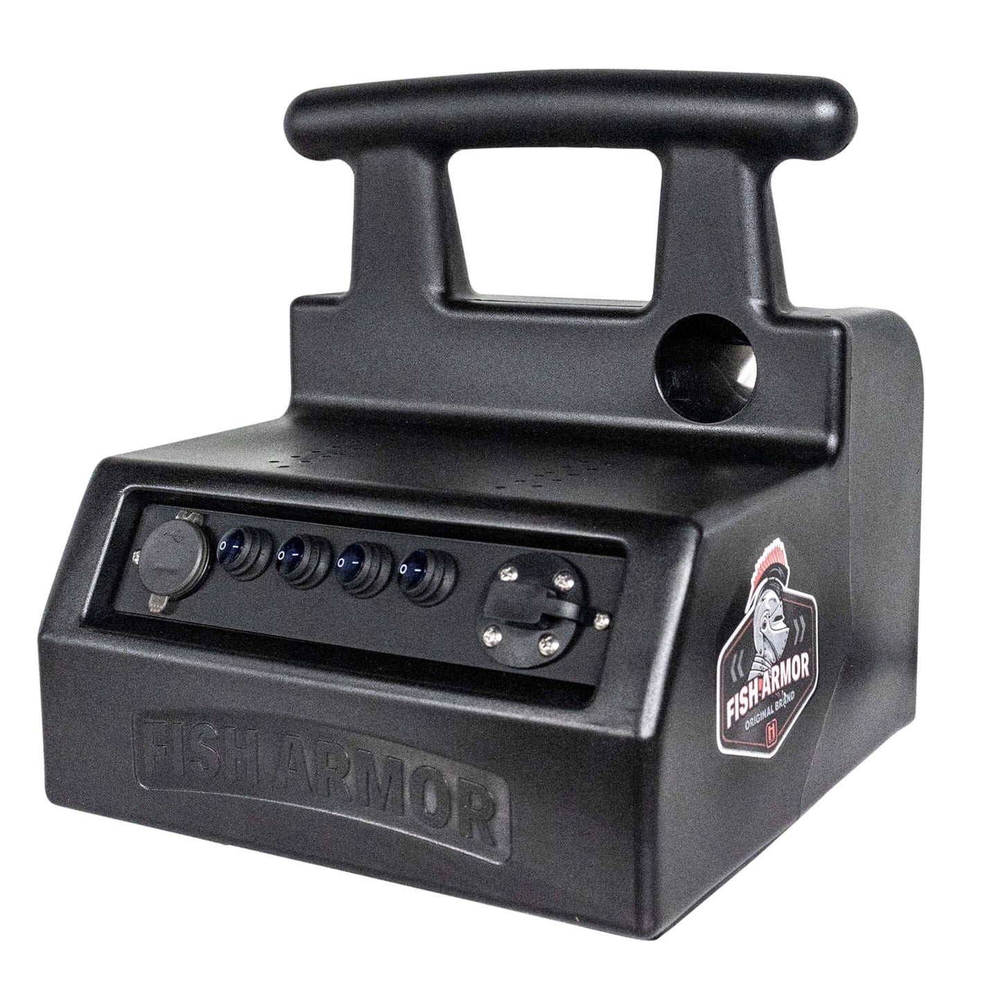 Fish Armor Pro Lite Shuttle black version quarter angle front view