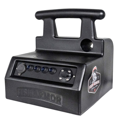 Fish Armor Pro Lite Shuttle black version quarter angle front view