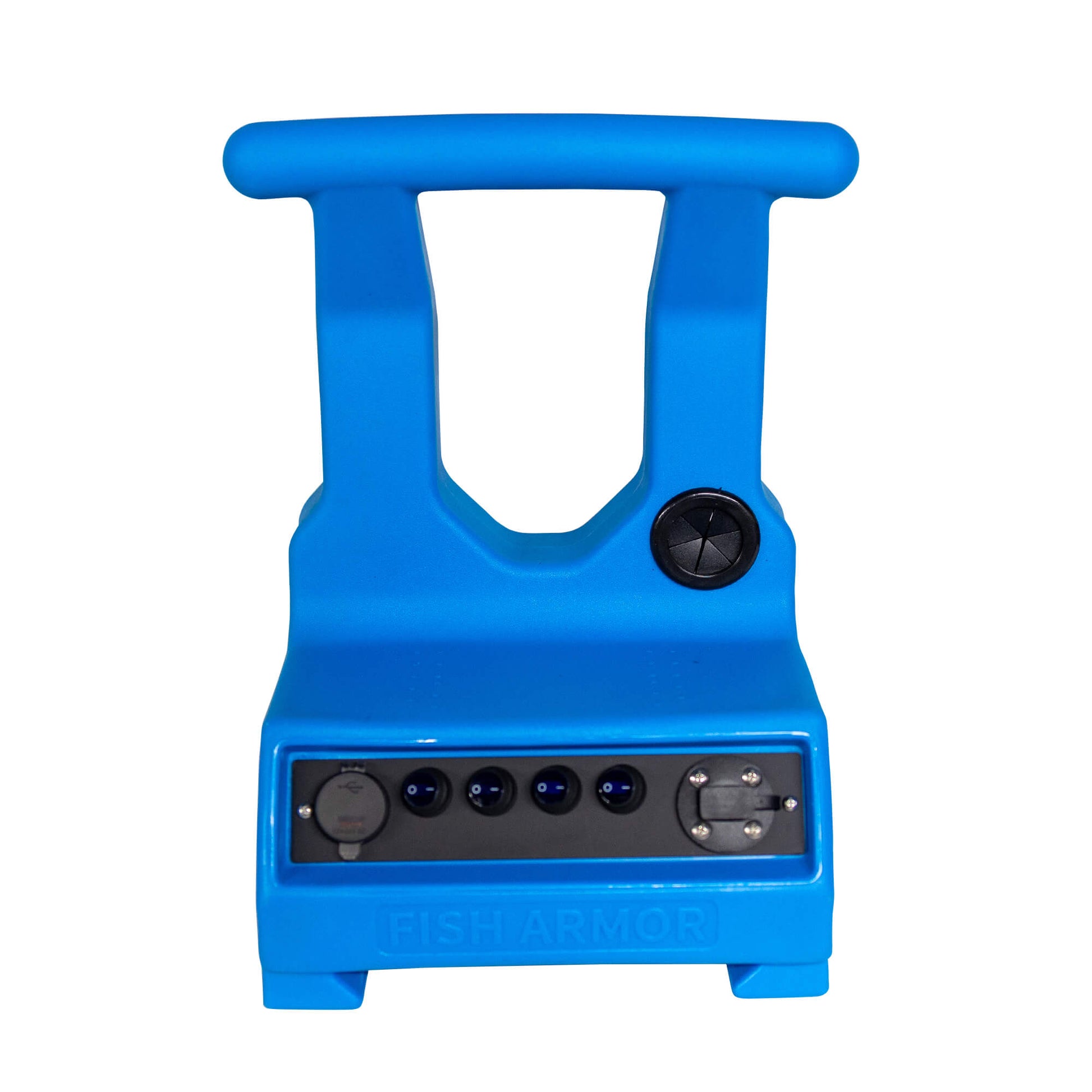 Fish Armor Pro Ultra Lite Shuttle front view of the blue version