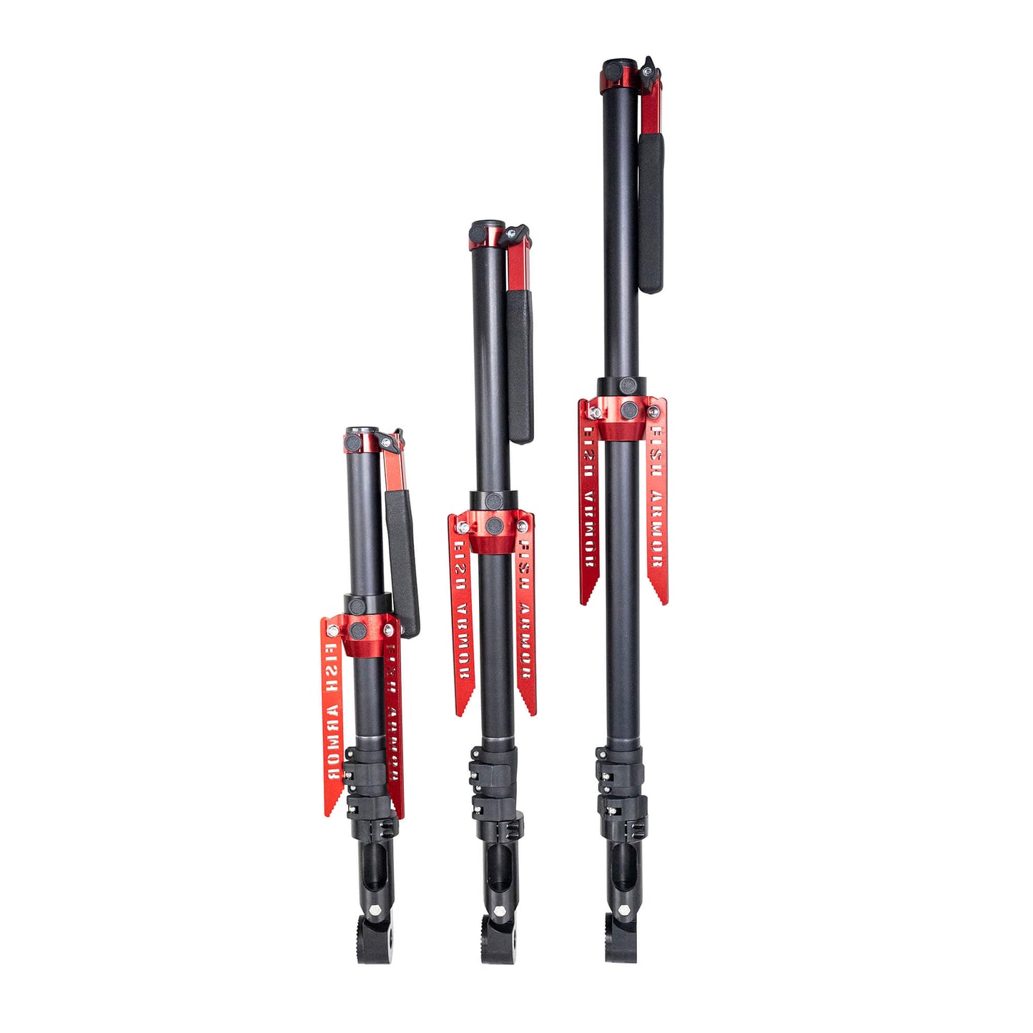 Fish Armor Pro Pole showing all 3 versions