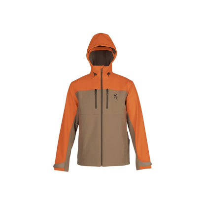 BROWNING FLUSHING MEADOWS SS JACKET - BLAZE/TAN - FRONT VIEW