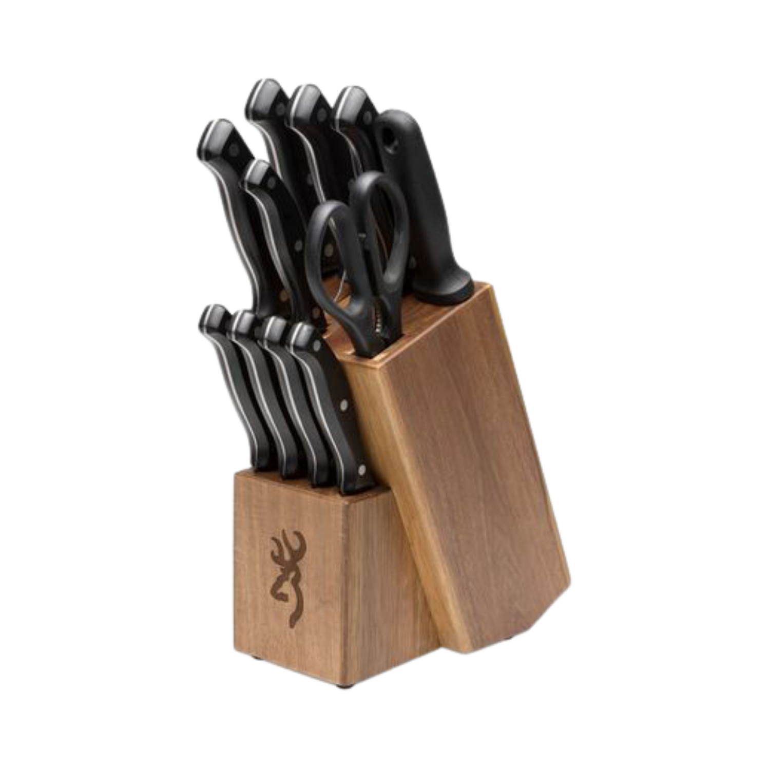 BROWNING KITCHEN KNIFE SET 11PC BLACK
