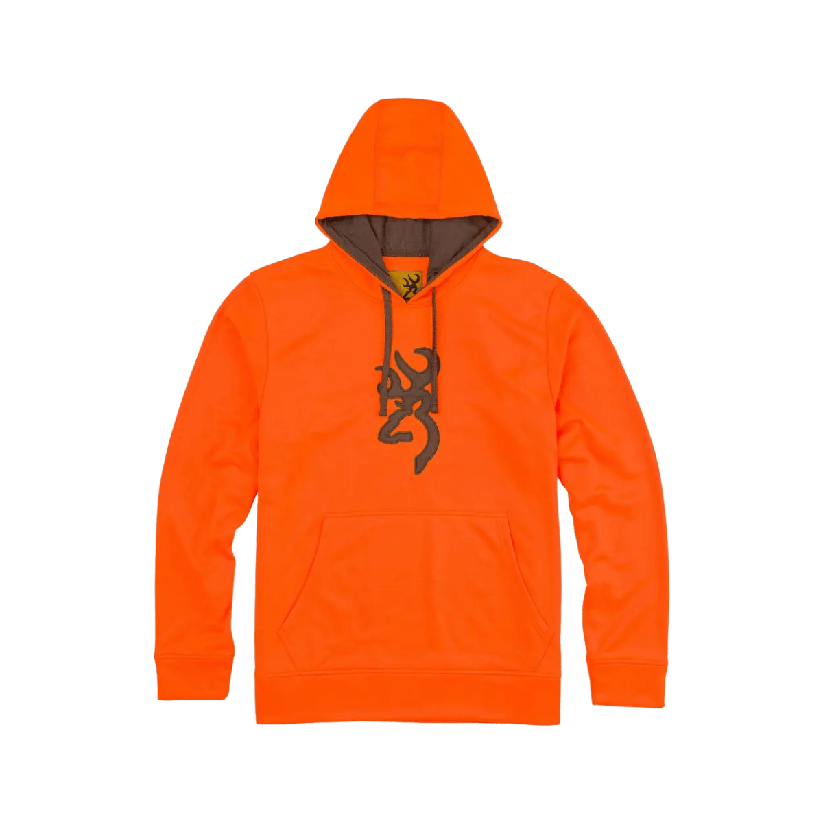 BROWNING TECH BLAZE ORANGE HOODIE - FRONT VIEW
