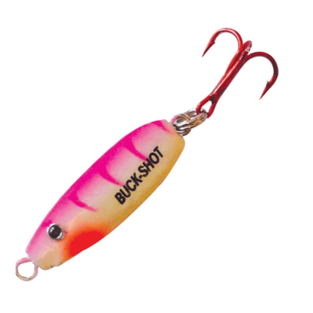 NORTHLAND UV BUCK-SHOT SPOON - UV PINK TIGER 1/4OZ