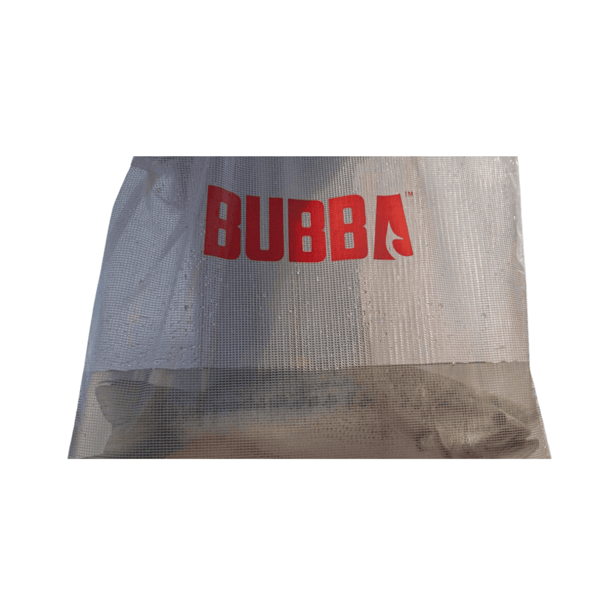 BUBBA BLADE TOURNAMENT WEIGH BAG - FRONT VIEW WITH FISH