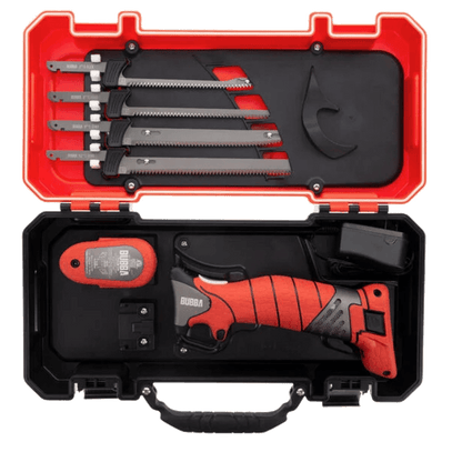 BUBBA BLADE PRO SERIES CORDLESS ELECTRIC FILLET KNIFE in the carry case