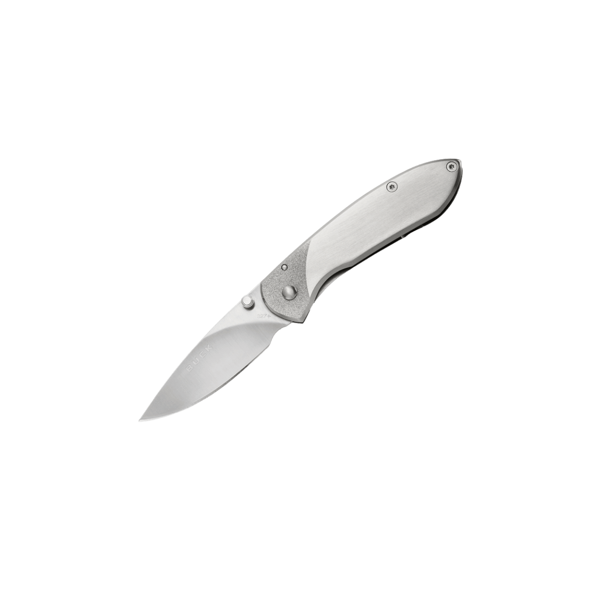 BUCK KNIVES BUCK 327 NOBLEMAN KNIFE W/CLIP BRUSH STEEL