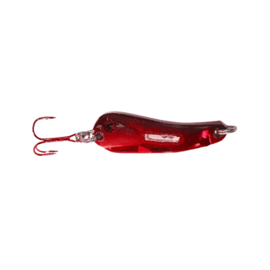 NORTHLAND BUCK-SHOT FLUTTER SPOON 1/16OZ - SINGLE REDFISH