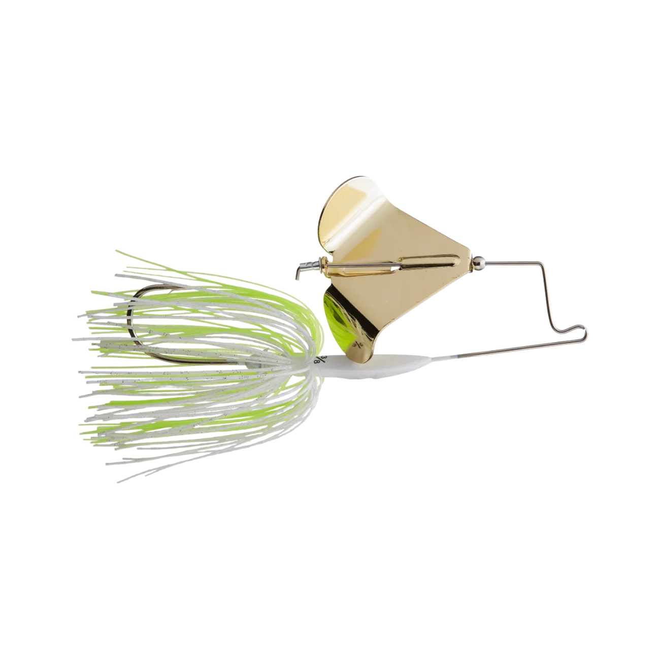 BUCKEYE LURES BUZZERK SINGLE BLADE BUZZBAIT WHITE CHARTREUSE