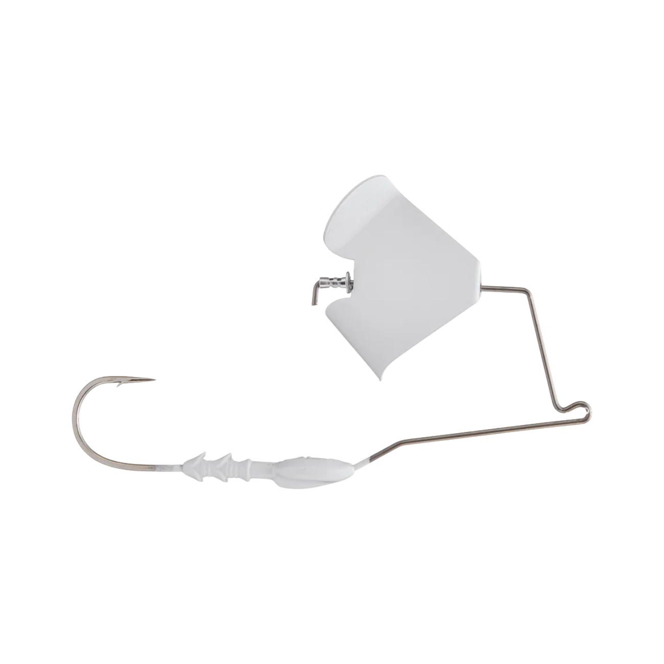 BUCKEYE LURES G BUZZ SINGLE BLADE BUZZBAIT WHITE WHITE