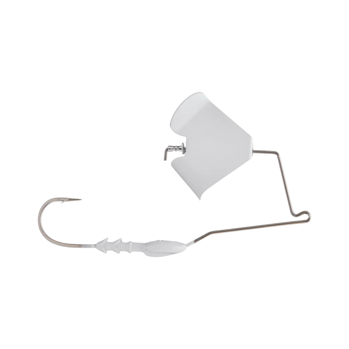BUCKEYE LURES G BUZZ SINGLE BLADE BUZZBAIT WHITE WHITE