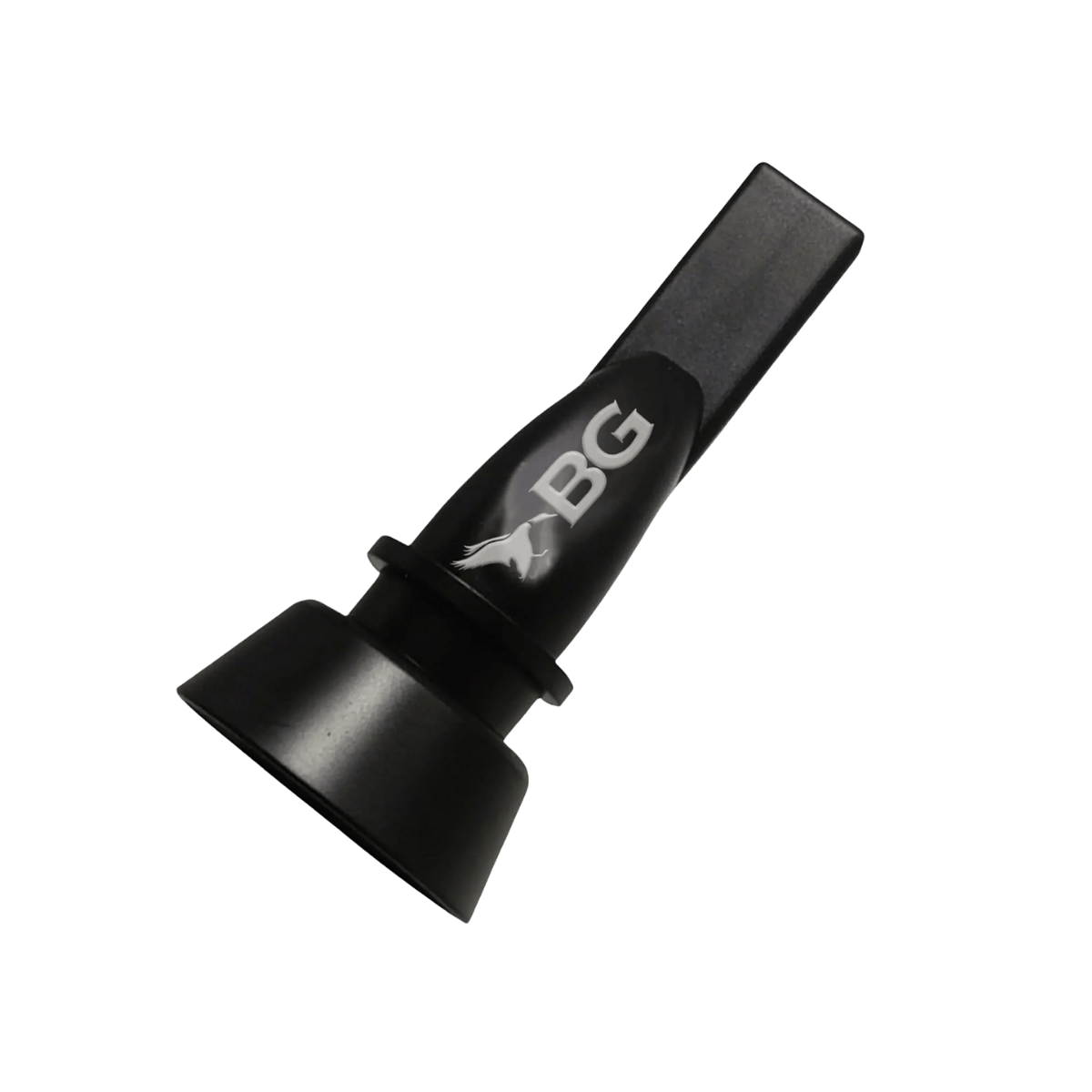 BUCK GARDNER 6-IN-1 WHISTLE DUCK CALL - BLACK - TOP VIEW