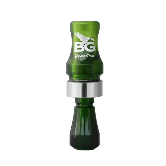 BUCK GARDNER DOUBLE CROSS POLY DUCK CALL - CAMO GREEN