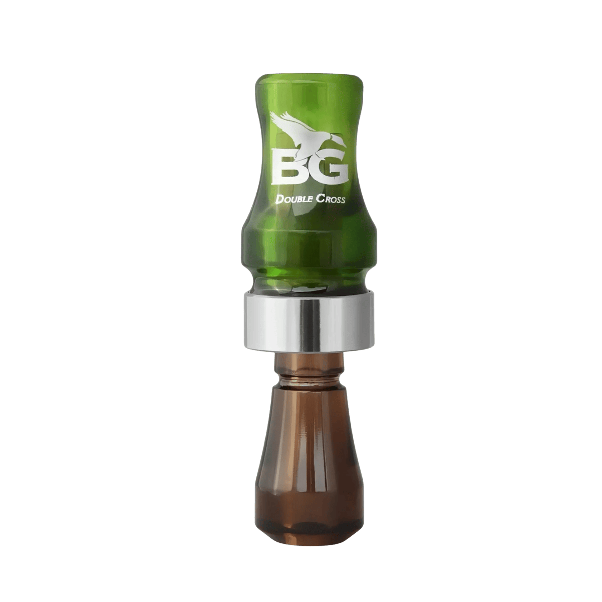 BUCK GARDNER DOUBLE CROSS POLY DUCK CALL - CAMO GREEN/SMOKE