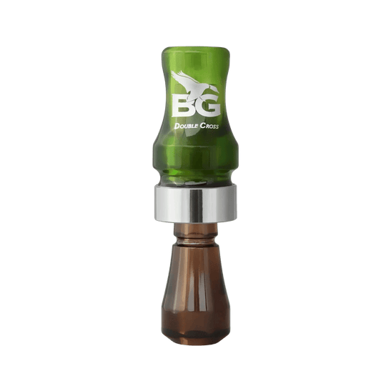 BUCK GARDNER DOUBLE CROSS POLY DUCK CALL - CAMO GREEN/SMOKE