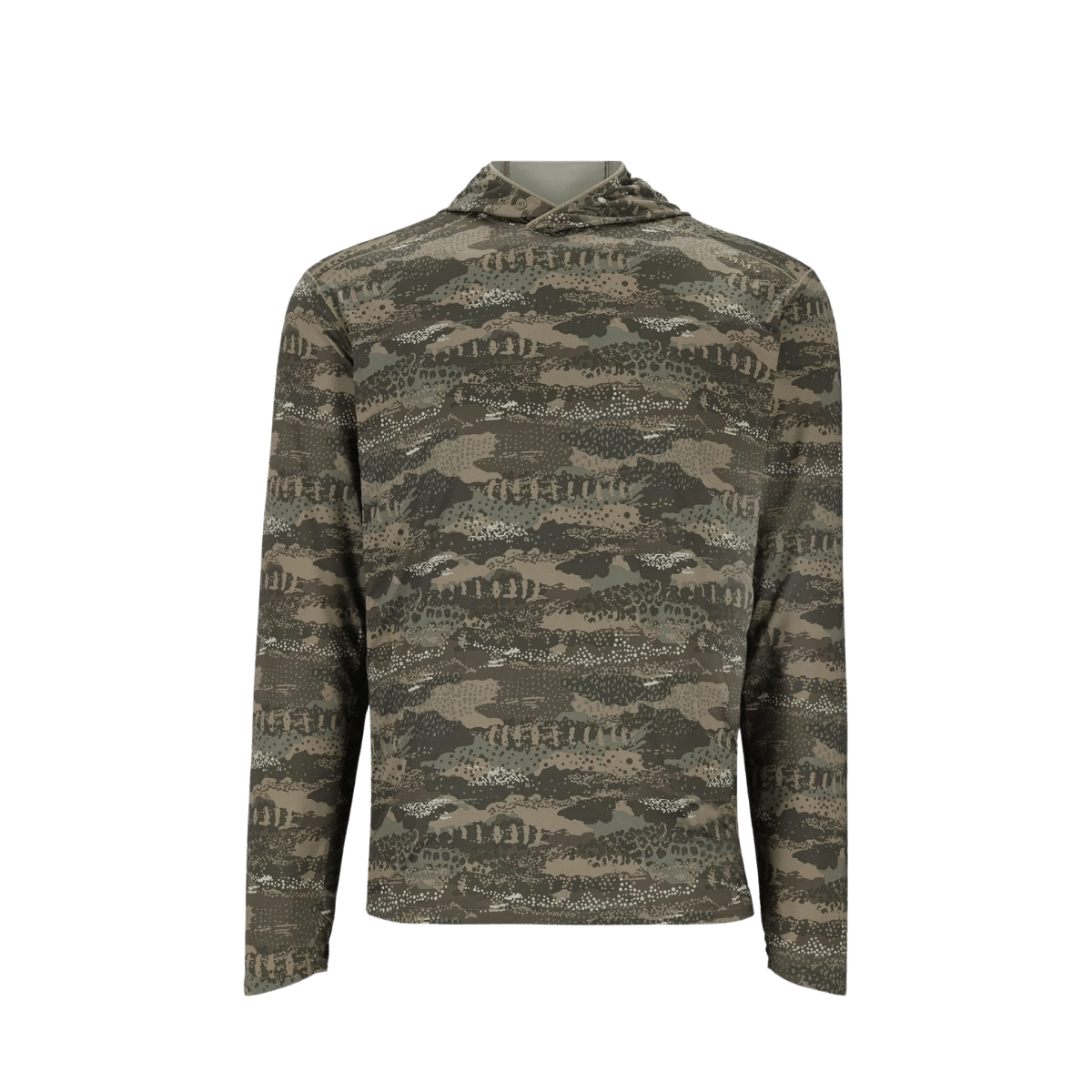 SIMMS MEN'S BUGSTOPPER SOLARFLEX HOODY - SHROUD LODEN