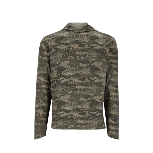SIMMS MEN'S BUGSTOPPER SOLARFLEX HOODY - SHROUD LODEN