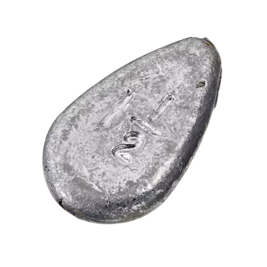 BULLET WEIGHTS NO ROLL SINKERS 1OZ 2PK SILVER