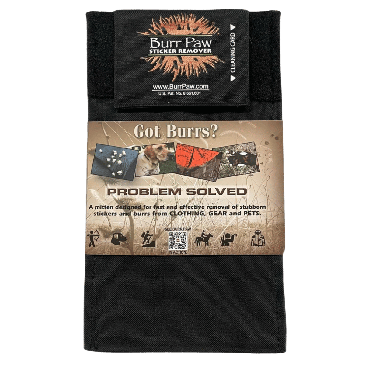 BURR PAW MITTEN_BLACK