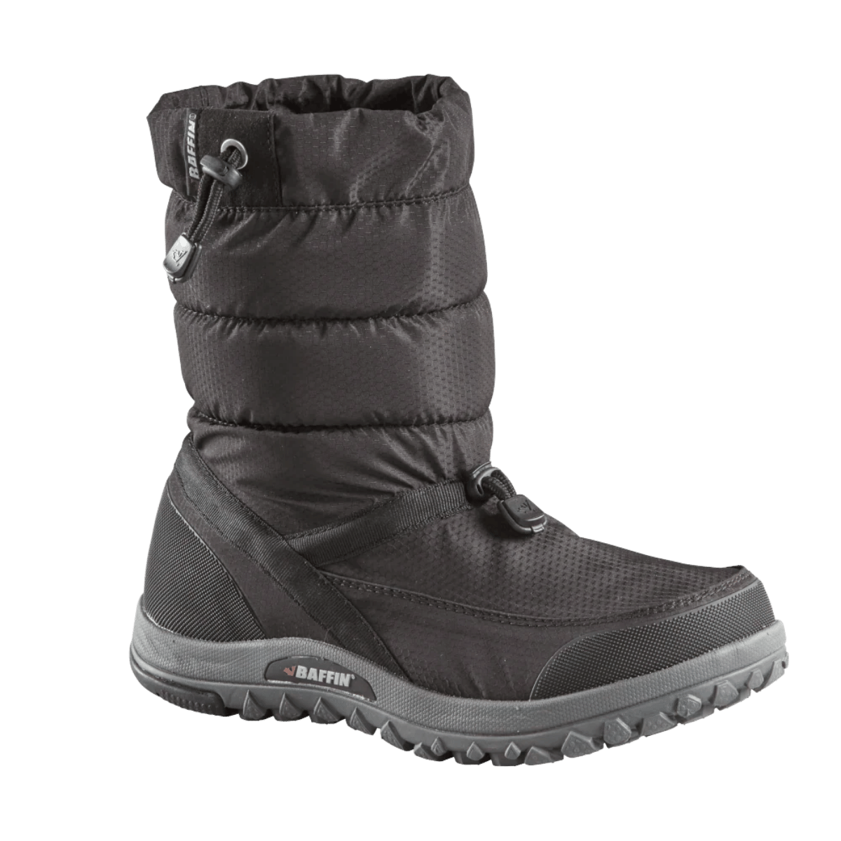 BAFFIN MEN'S CLOUD LOW BOOT - BLACK - SIDE VIEW