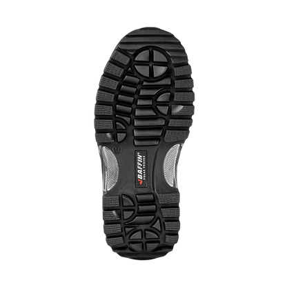 BAFFIN MEN'S CROSSFIRE TUNDRA-RATED BOOT - BLACK - BOTTOM SOLE VIEW