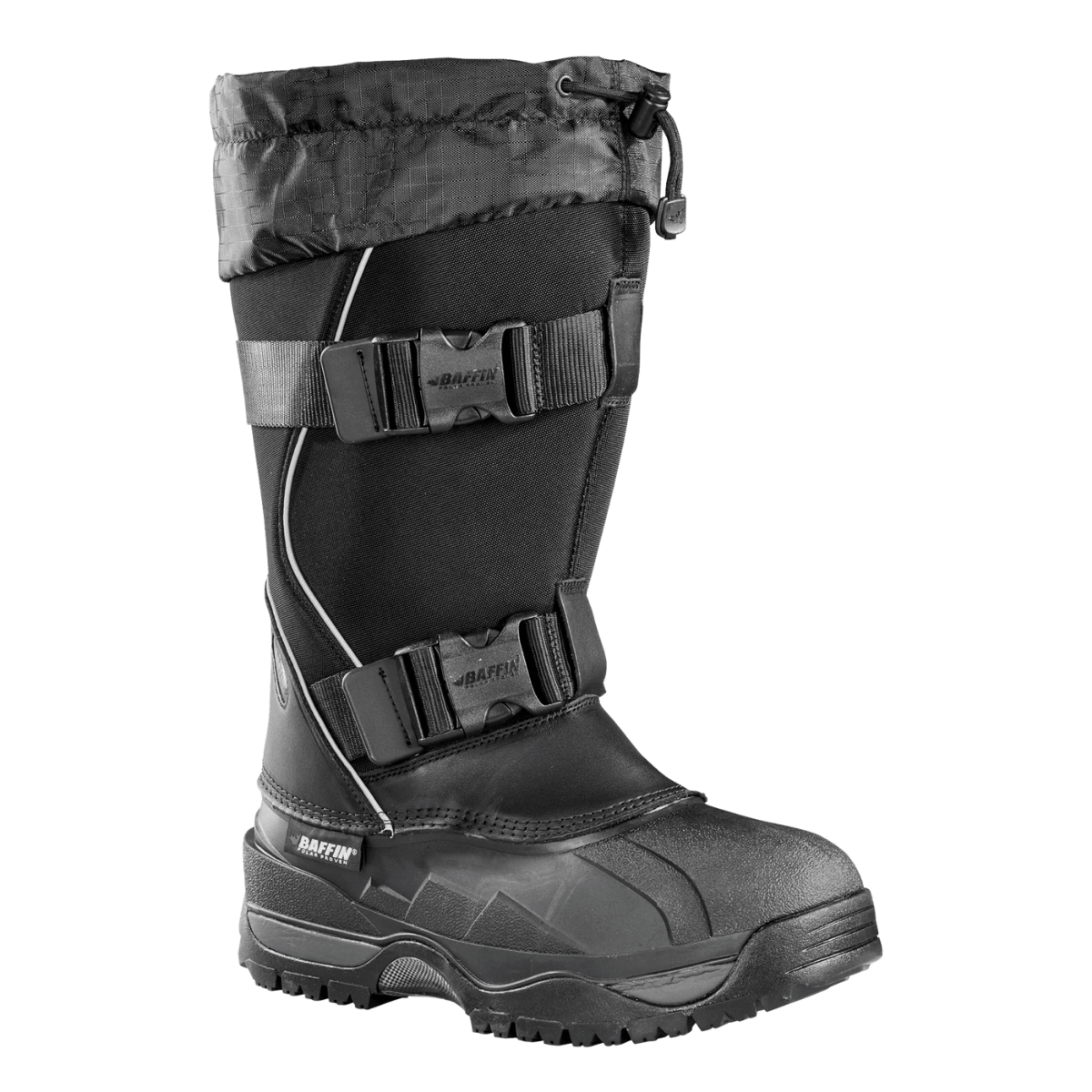 BAFFIN MEN’S IMPACT BOOT – BLACK - SIDE VIEW