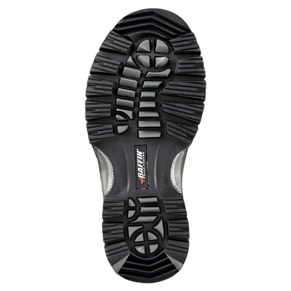 BAFFIN MEN’S IMPACT BOOT – BLACK - BOTTOM SOLE VIEW