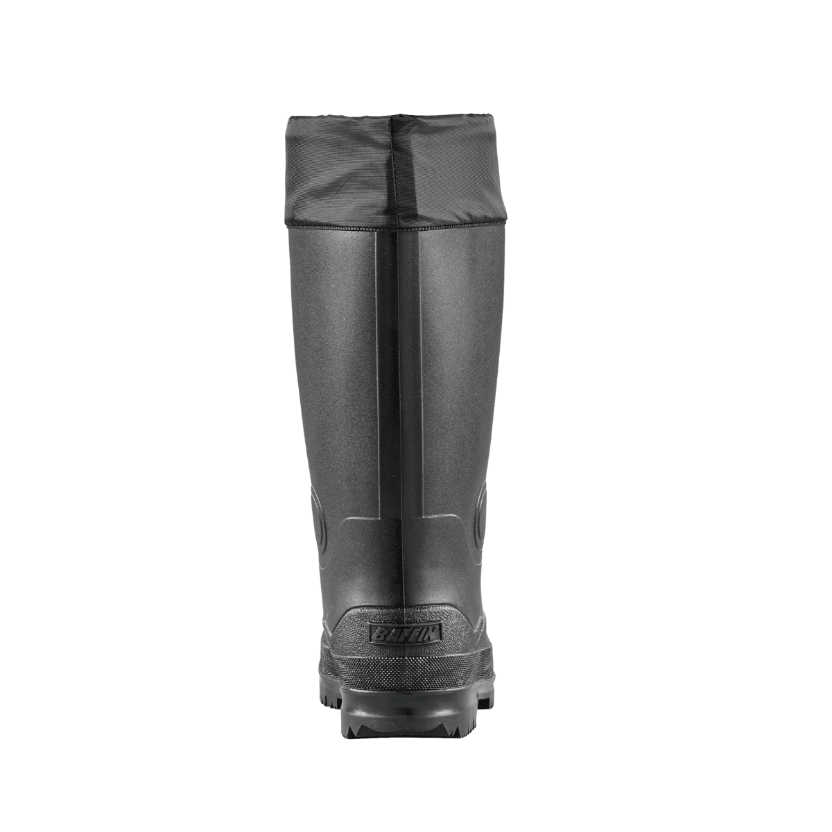 BAFFIN MEN'S TITAN (PLAIN TOE) - BLACK - BACK VIEW