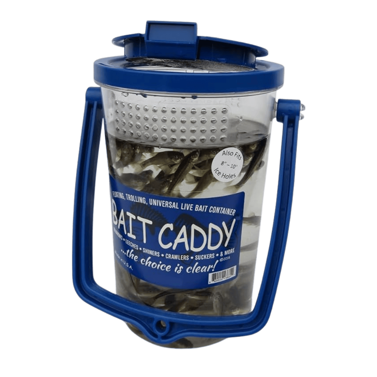 BAIT CADDY BAIT CADDY CONTAINER - CLEAR - WITH SAMPLE