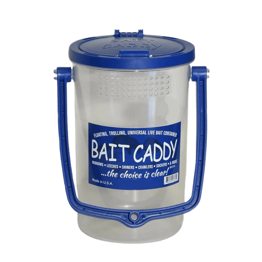BAIT CADDY BAIT CADDY CONTAINER - CLEAR - FRONT VIEW