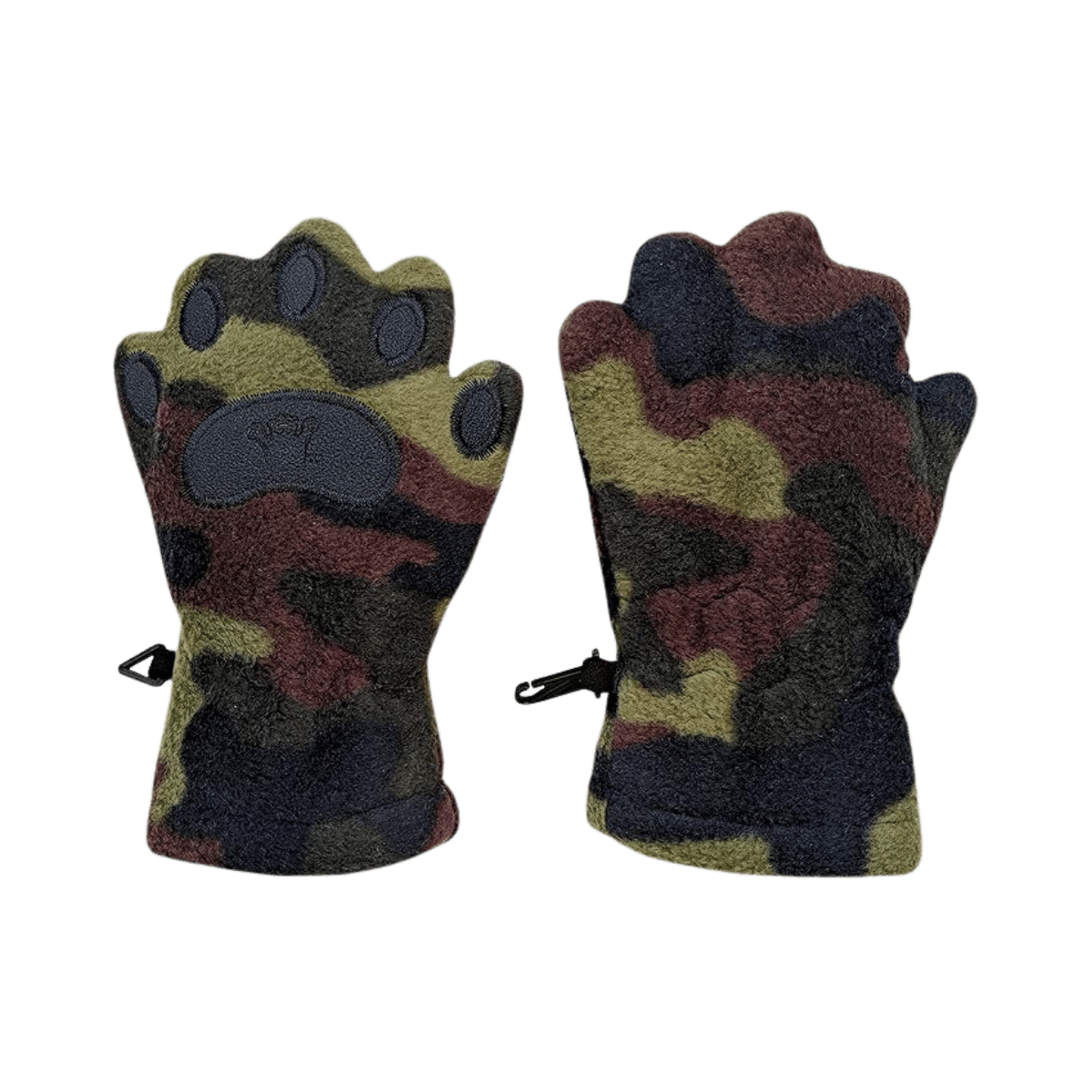 BEAR HANDS INFANT & TODDLER - BEAR PAW FLEECE MITTENS - CAMOFLAUGE
