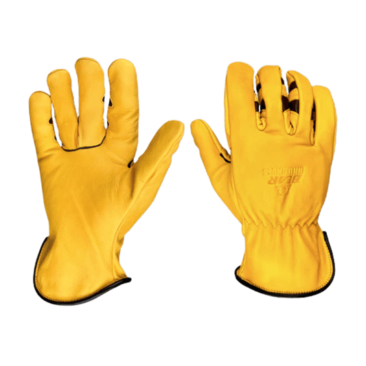BEAR KNUCKLES WTR RESIST COWHIDE DRIVER GLVS