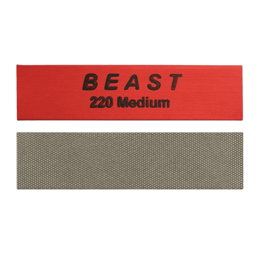 BEAST PREMIUM 4 DIAMOND STONE - MEDIUM 220 GRIT RED