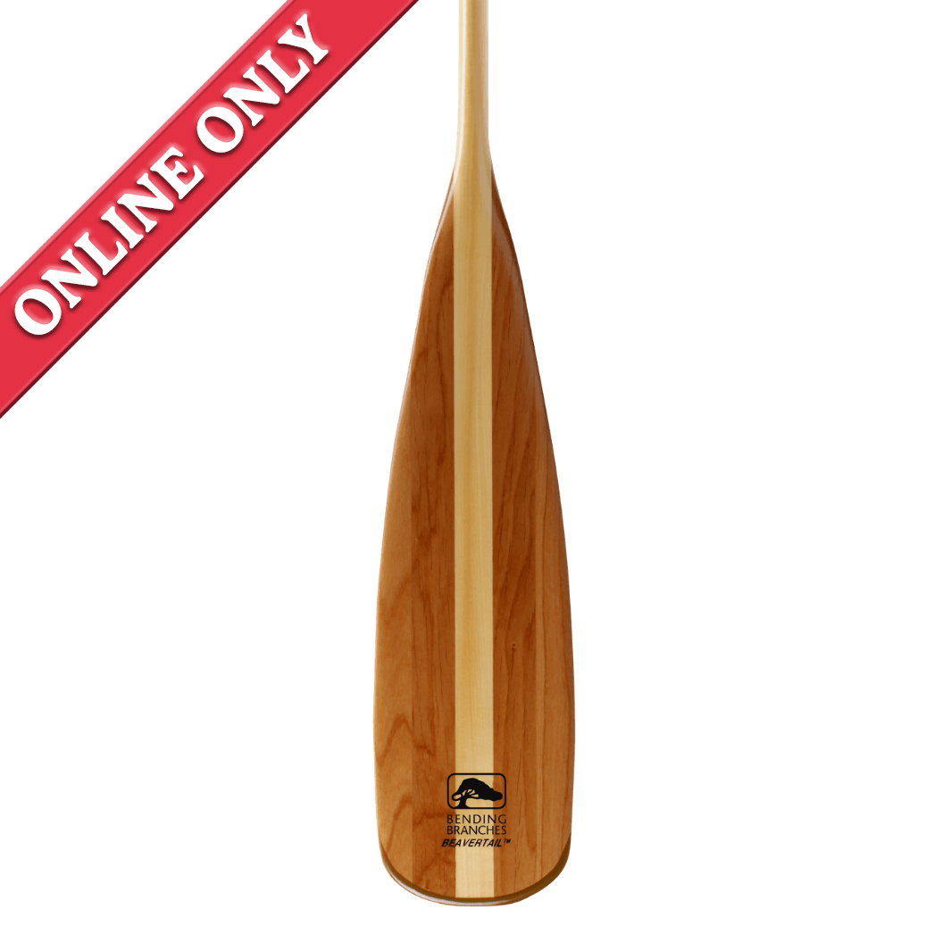 Bending Branches Beavertail Canoe Paddle showing that its sold online only