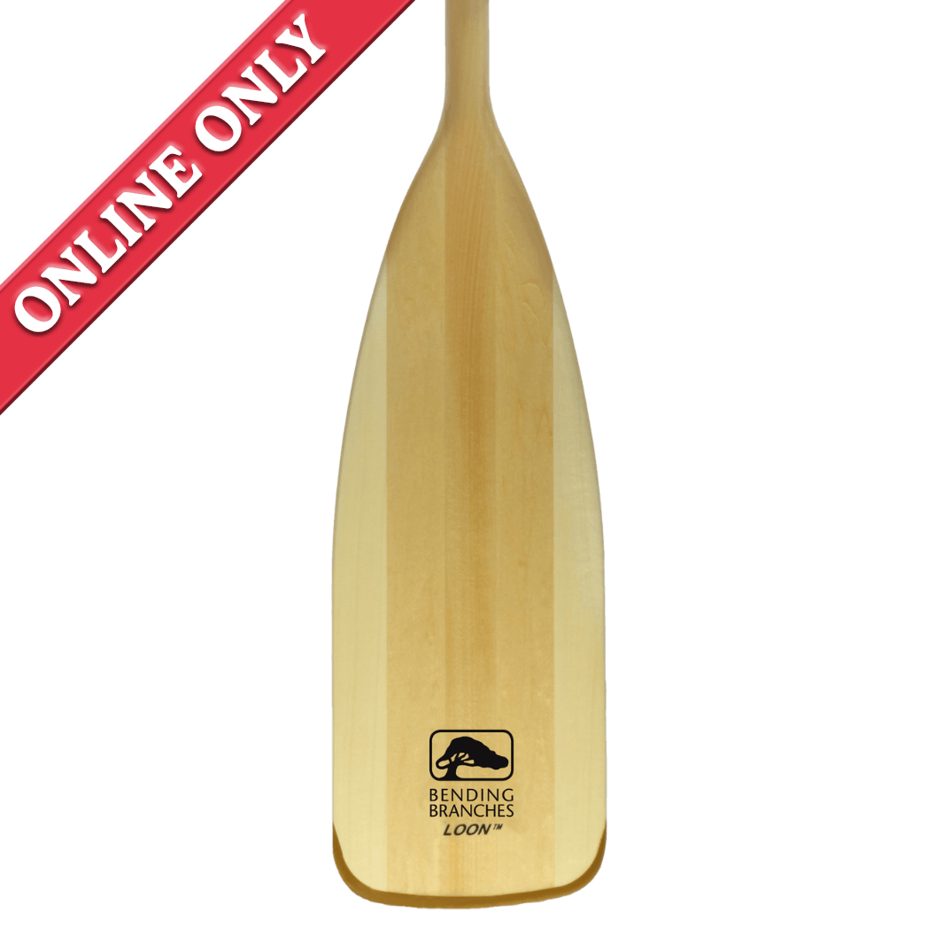 Bending Branches Loon Canoe Paddle showing its sold online only